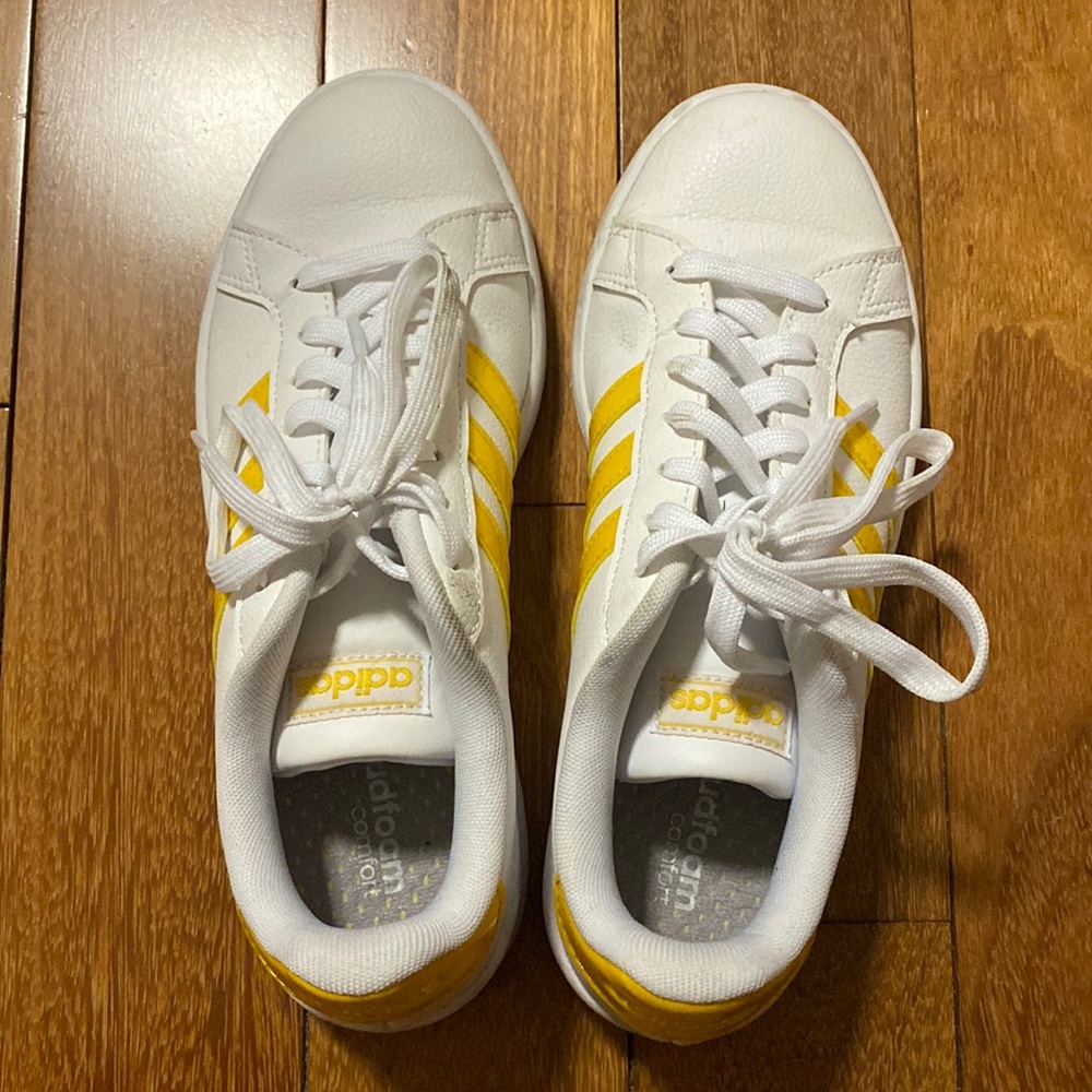 Adidas Yellow Stripes